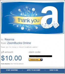 free amazon gift card, zoombucks